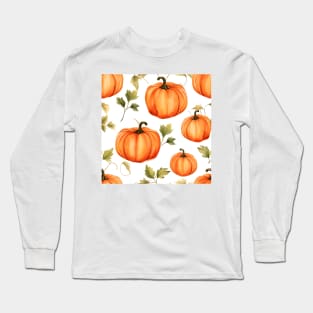 Pumpkin Pattern 18 Long Sleeve T-Shirt